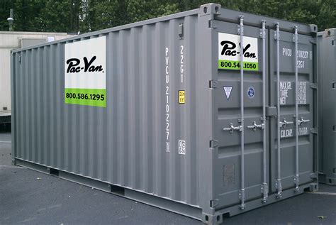 storage containers   lease  sale pac van