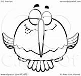 Hummingbird Clipart Vector Drunk Dumb Thoman Cory Outlined Coloring Cartoon sketch template