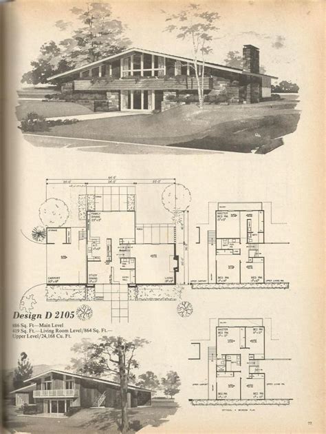 cuenta de usuario mid century modern house plans vintage house plans modern house plans
