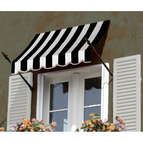 awntech  beauty marka  orleansa    windowentry awning blackwhite stripe