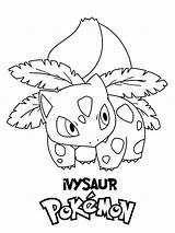 Pokemon Coloring Pages Ivysaur sketch template