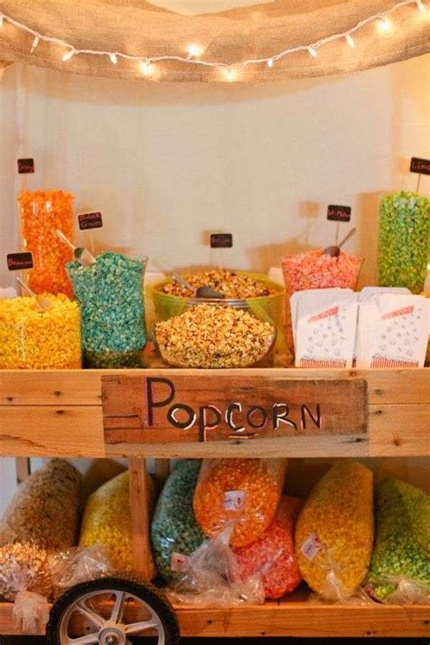 42 best popcorn bar ideas images on pinterest popcorn bar bar ideas and parties