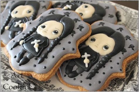 Artcookies Miércoles Addams En Versión Galleta