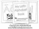 Latin Alphabet Coloring Printables Book Flashcards Noun Acre Hundred Half Wood Words Chart Choose Board Letter Books Endings sketch template