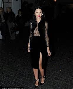 liberty ross oozes sex appeal in cleavage revealing sheer dress at w magazine party daily mail