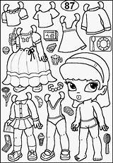Paper Dolls Coloring Printable раскраски куклы милые бумажные Webalbum Picasa Ru Picasaweb Cute Google sketch template