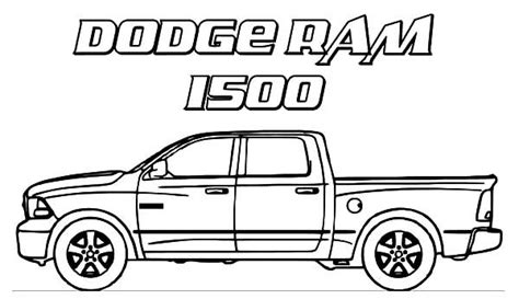 dodge car ram  trucks coloring pages coloring sky truck