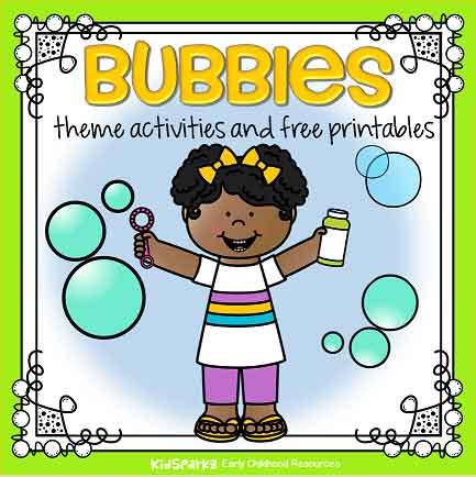 bubbles preschool theme activities kidsparkz