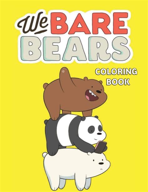 bare bears coloring book great coloring book  kids  fans
