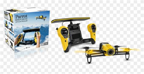 modern drones parrot bebop parrot bebop drone skycontroller yellow hd png