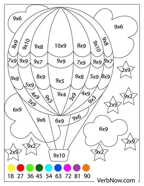 math coloring pages division  printable worksheet