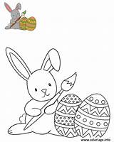 Coloriage Oeuf Paques Lapin Maternelle sketch template