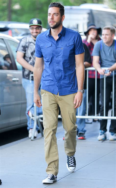 Zachary Levi Steps Out For The First Time Since Split From Wife E News