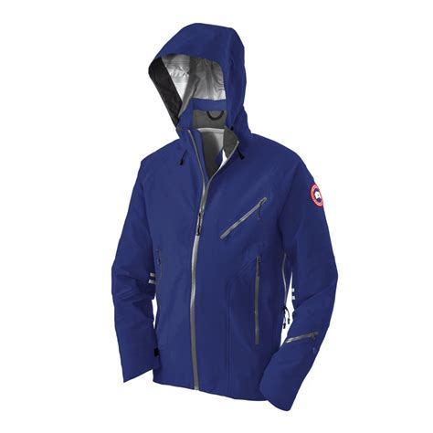 canada goose timber shell mens ski jacket in pacific blue