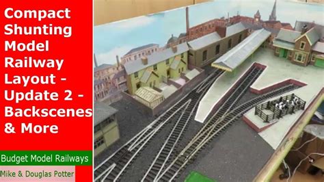 Compact Shunting Switching Model Railway Railroad Layout Update 2