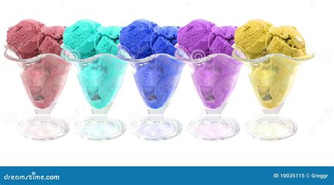 colored ice cream stock image image  light caramel