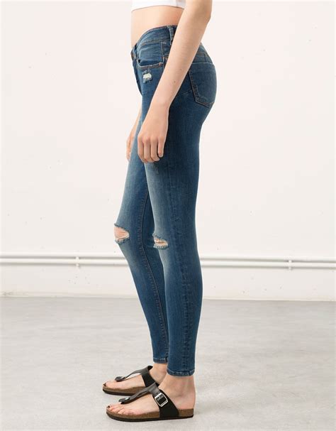 skinny jeans push  bershka jeans vrouwen casual stijlen meiden kleding