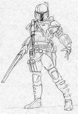 Mandalorian Coloring Pages Armor Gunner Deviantart Wars Drawings Star Template Kuk Man Slug Lineart Print Sketch Kids Choose Board sketch template