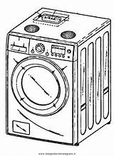 Waschmaschine Elettrodomestici Malvorlagen Misti Malvorlage Kategorien sketch template