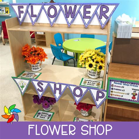 preschool flower shop printables
