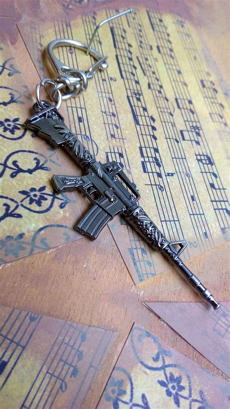 M4a1 Ar 15 M16 M416 Hk416 Weapon Gun Colt Ar 15 Keychain With Etsy