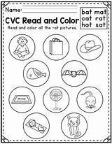 Cvc Kindergarten Sampler Madebyteachers sketch template