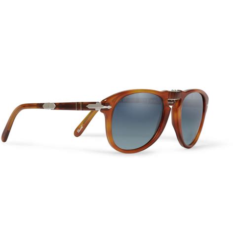 Persol Steve Mcqueen 714 54 Folding Acetate Sunglasses In Brown For Men