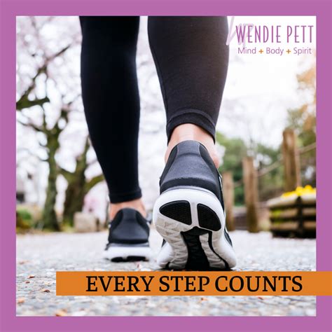 step counts  healthy  wendie pett