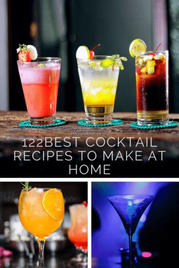 122 best cocktail recipes to make at home step by step guides with