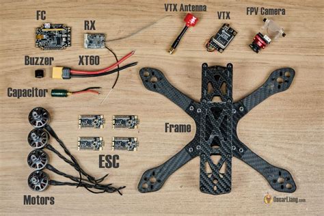 build  fpv drone tutorial dji analog oscar liang diy