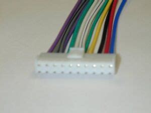 pioneer  pin wiring harness pioneer car stereo wiring harness straight socket ebay