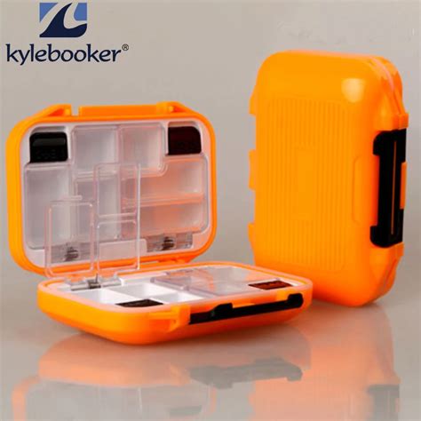 kylebooker fly fishing tackle boxes fishing hook lures bait flies accessories waterproof case