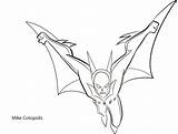 Batman Beyond Coloring Pages Tracing Getcolorings Illustration Printable Assignment Mike Illustrations sketch template