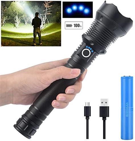 rechargeable high lumens flashlight lumens super bright tactical flashlightsupgraded