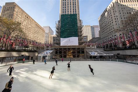 iconic rockefeller center skating rink opens  season