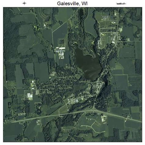 aerial photography map  galesville wi wisconsin