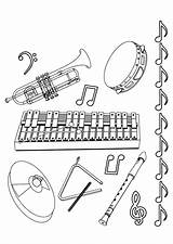 Musique Instruments sketch template