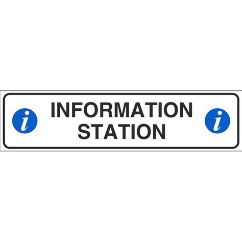 information station signs site notice signs ireland