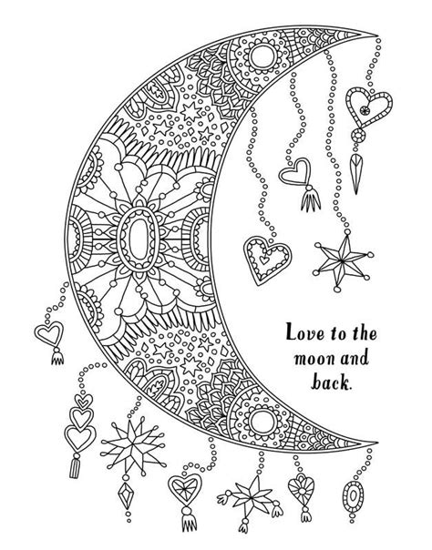 shoot  moon  hearts coloring pages png