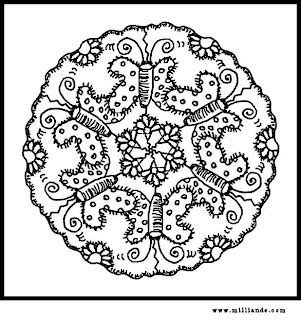 printable butterfly mandala coloring pages butterfly coloring pages