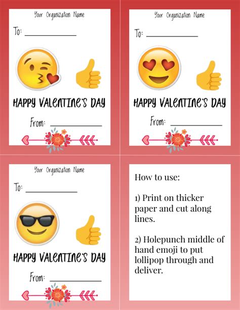 template valentines day candy gram postermywall