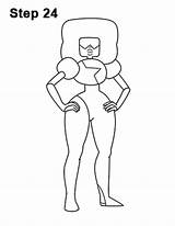 Steven Universe Garnet Draw Coloring Drawing Pages Sketch Step Waist Template Easydrawingtutorials Lines sketch template