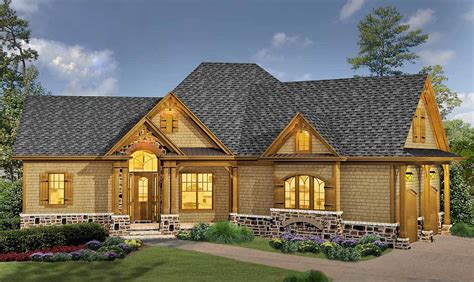 classic hip roofed cottage  options ge architectural designs house plans