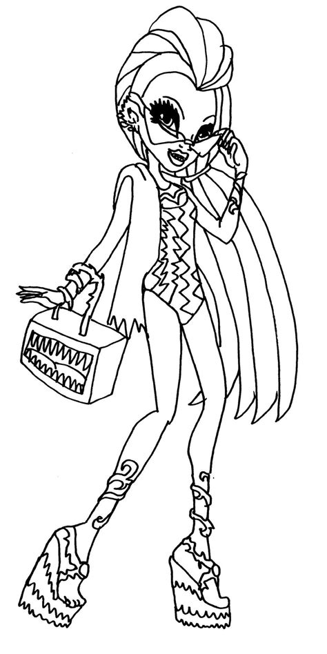 monster high printable coloring pages color info