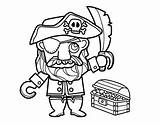 Pirata Tesoro Piratas Colorir Desenhos Dibujo Gratuitos Pirati Acolore Onlinecursosgratuitos Tesouro Bacheca sketch template