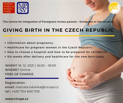 Seminar „giving Birth In The Czech Republic“