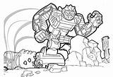 Rescue Bots Coloring Pages Transformers Printable Boulder Print Color Sheet Getdrawings Getcolorings sketch template
