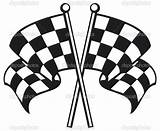 Checkered Flags Racing Finishing Drapeau Designlooter Vectorielle Drapeaux Tribaliumivanka sketch template