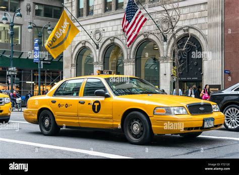 yellow taxi cab  res stock photography  images alamy
