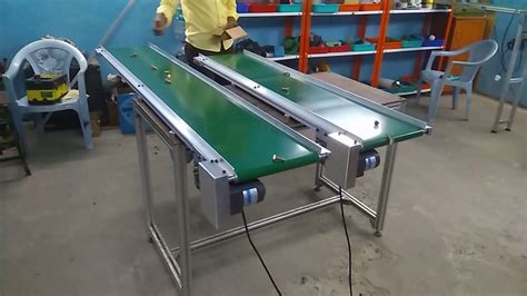 orange conveyor systems aluminium profile table top belt conveyor youtube
